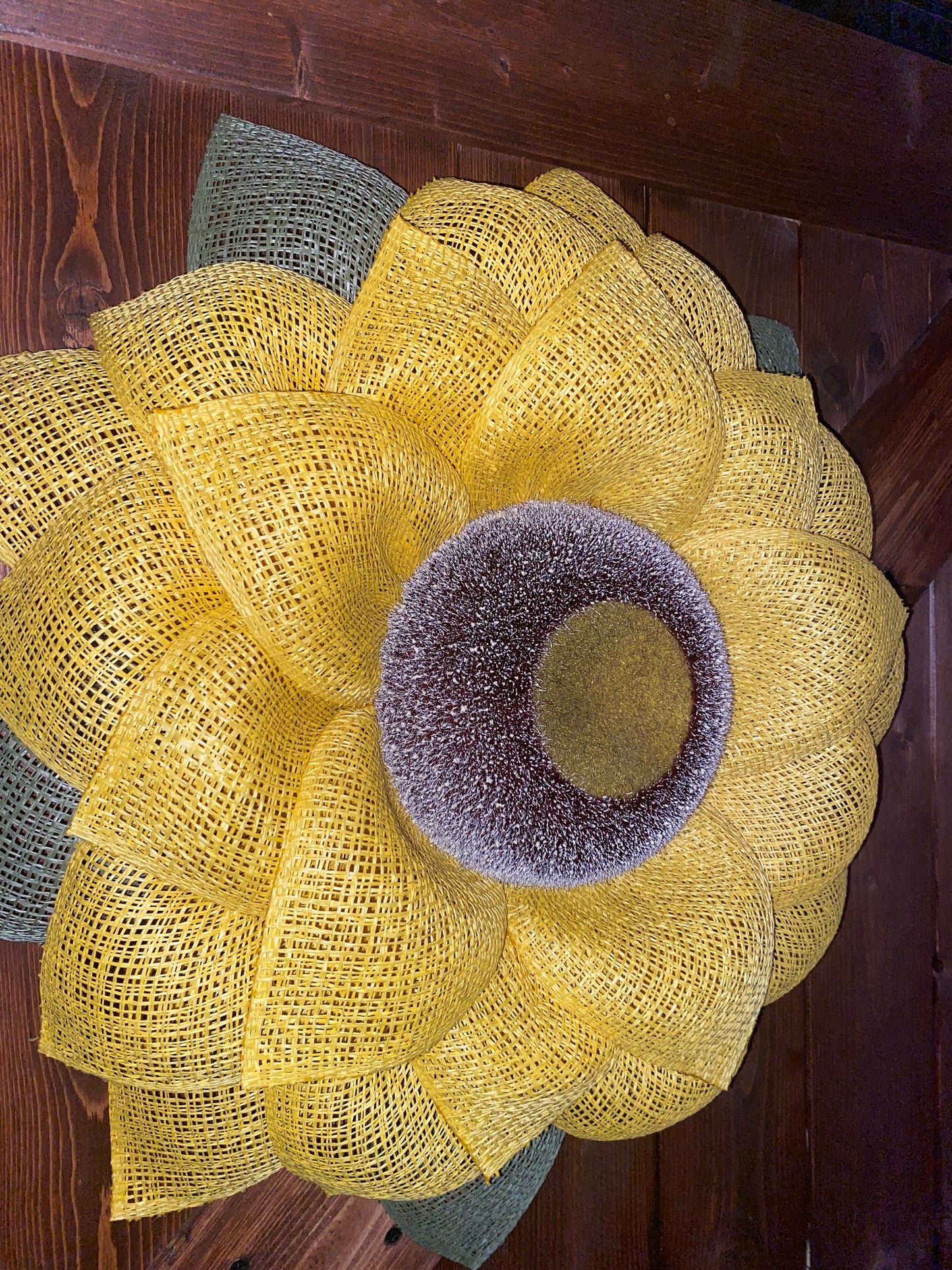 Sunflower Wreath, Porch Sunflower Decor, Sunflower door decor, Sunflower Wall Decor, Birthday Gift Farmhouse Decor Rustic Sunflower Summer