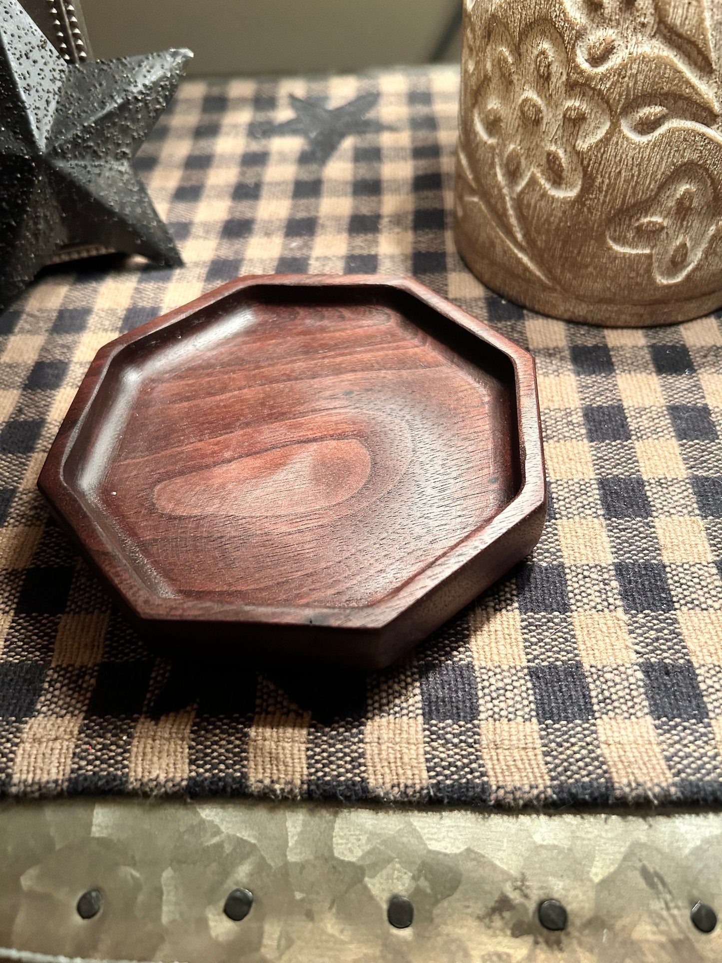 Catch all organizer for him,Wood catchall tray, personalized key tray, custom valet tray, key organizer, personalized trinket dish, EDC tray