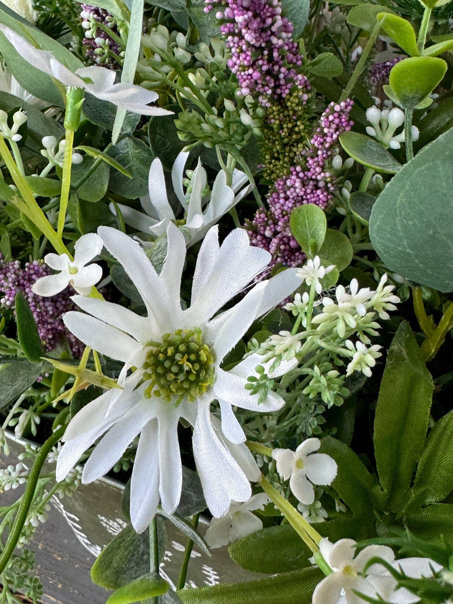 Floral Centerpiece arrangement, Country Floral Arrangement, Decorative Planter for any room, Gift, Farmhouse Centerpiece, Table Decor