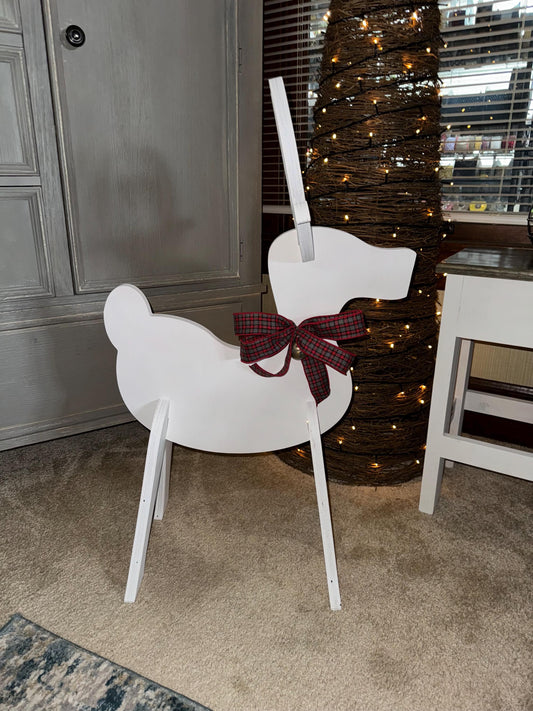 Wooden Reindeer, Large Farmhouse Reindeer, Christmas Reindeer, Christmas Tree Decor, Porch Decor, Outdoor Decor