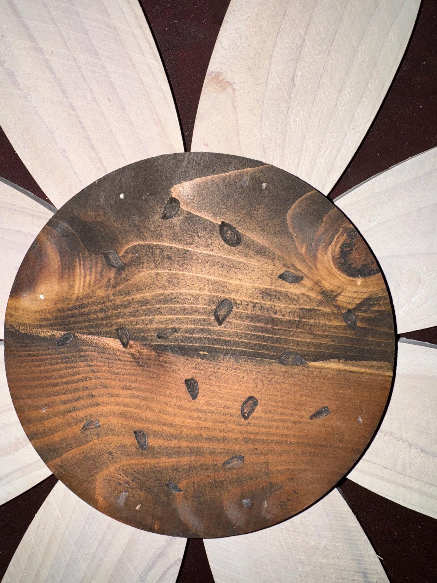 Wooden Flower,  Wall decor, Natural wood finish flower, Farmhouse Flower, Rustic Flower, Mothers Day gift, Front Porch Flower Decor