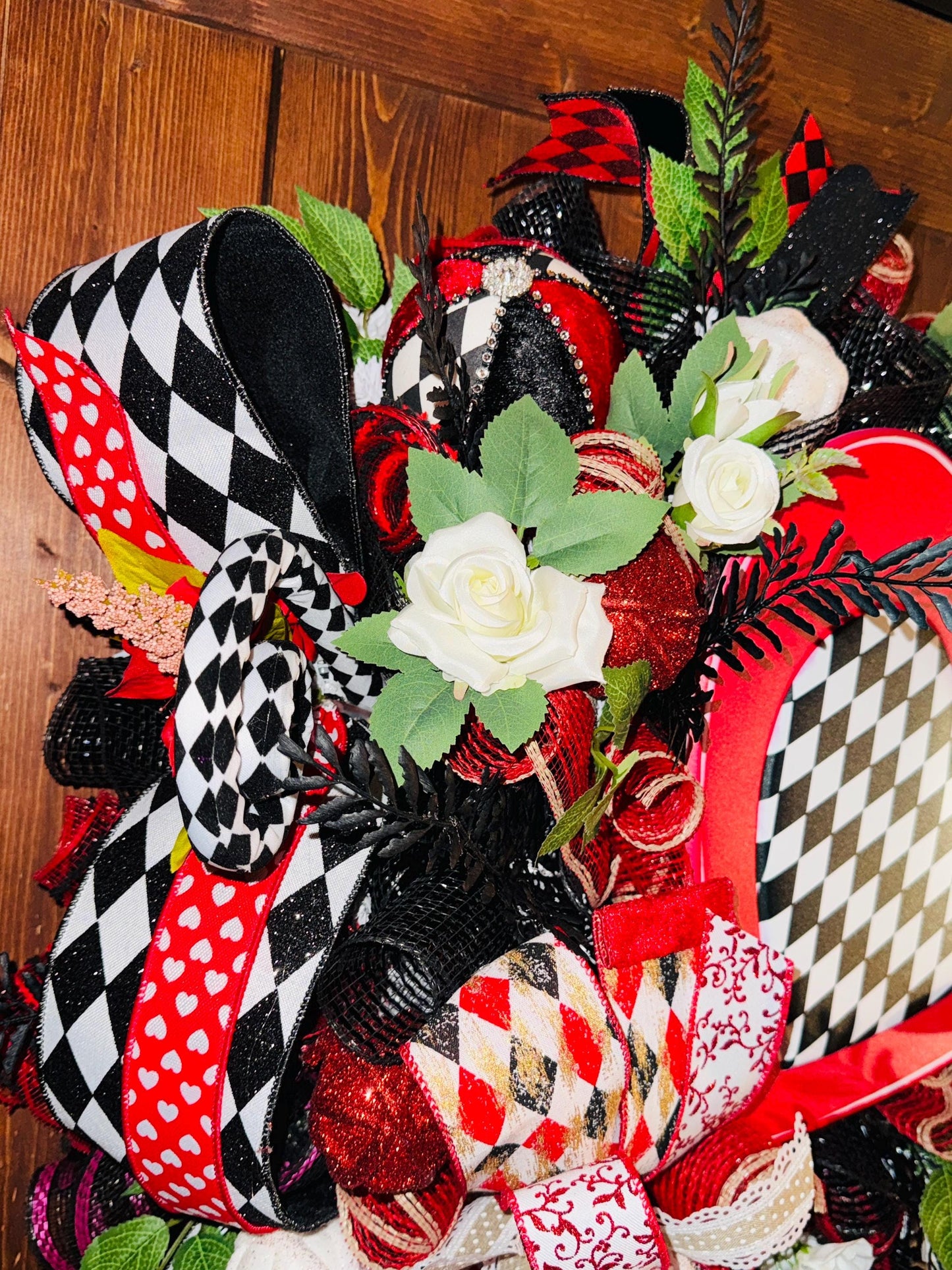 Valentines Day Wreath, Front Door Decor, Valentines Day Decoration, Unique Valentines Day Wreath, Gift For Home