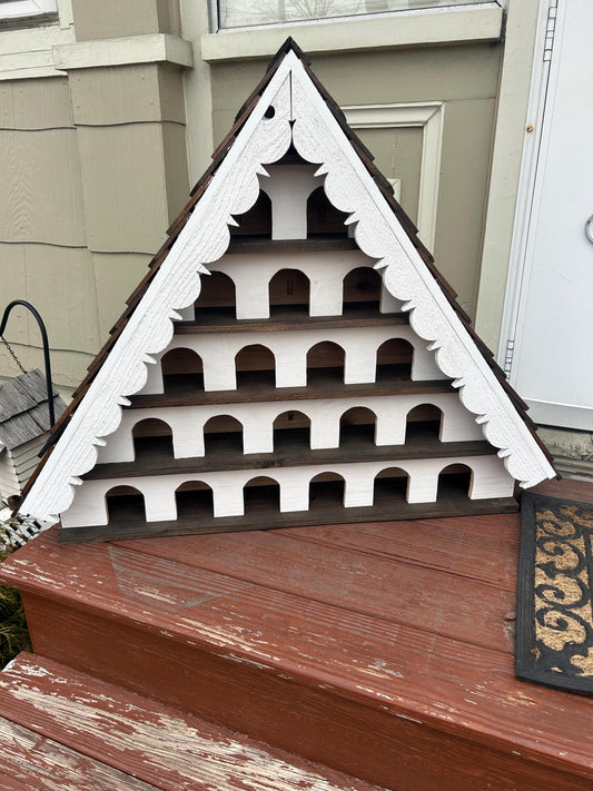 Victorian style birdhouse front porch decor Father’s Day gift