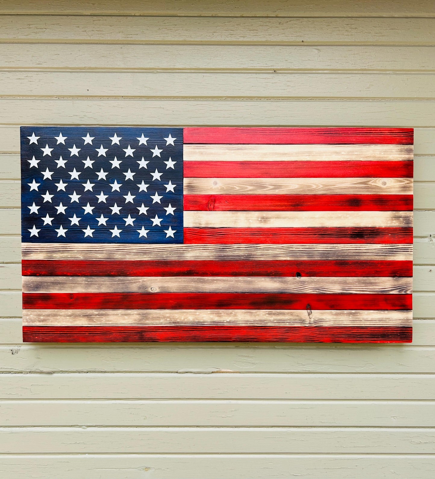 Flag Rustic Wooden American Flag Patriotic Flag Fathers Day Gift USA Flag design Large wood American Flag for Wall Rustic Flag Centerpiece