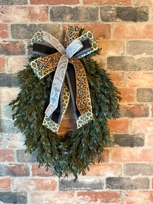 Farmhouse Style Greenery Wreath, Neutral Everyday Wreath, Year Round Door Wreath, Rustic Farmhouse Wreath, Seasonal greeenry Wreath, Sale!